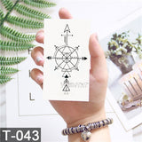 Geometry HQ Water Proof  Tattoo Sticker