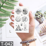 Geometry HQ Water Proof  Tattoo Sticker