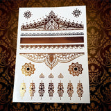 1PC HQ Gold Metallic  Waterproof Temporary Tattoo