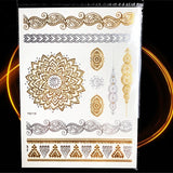 1PC HQ Gold Metallic  Waterproof Temporary Tattoo