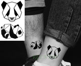 Geometric Wild Animals Water Proof Sticker Tattoo