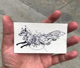 Geometric Wild Animals Water Proof Sticker Tattoo