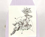Geometric Wild Animals Water Proof Sticker Tattoo