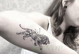 Geometric Wild Animals Water Proof Sticker Tattoo