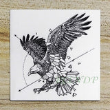 Geometric Wild Animals Water Proof Sticker Tattoo