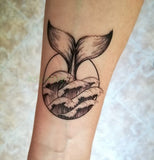 Geometric Wild Animals Water Proof Sticker Tattoo