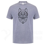 HQ Geometric Alpha Wolf T-Shirt