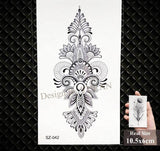Temporary Mandala Water Proof Tattoos