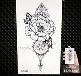 Temporary Mandala Water Proof Tattoos