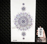 Temporary Mandala Water Proof Tattoos