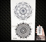 Temporary Mandala Water Proof Tattoos