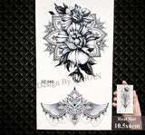 Temporary Mandala Water Proof Tattoos