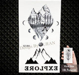 Temporary Mandala Water Proof Tattoos