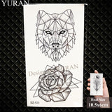 HQ Water Proof Geometric Temporary Tattoo