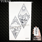 HQ Water Proof Geometric Temporary Tattoo