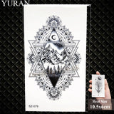 HQ Water Proof Geometric Temporary Tattoo
