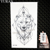 HQ Water Proof Geometric Temporary Tattoo